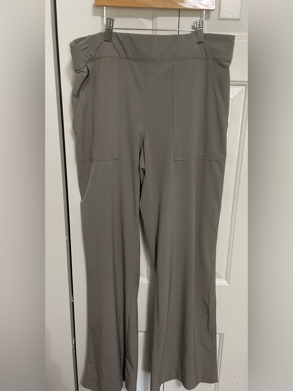 Athleta Gray Wide-Leg Active Pants